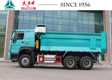 10 Wheeler HOWO Dump Truck 15 CBM-20 CBM Capacity With Superior Heat Dissipation