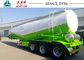 3 Axles Bulk Cement Tanker Trailer 60000 Kgs Max Payload With Polyurethane Painting