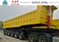 Durable 80 Tons Heavy Duty Tipper Trailer For Bauxite Ore Transport In Ghana