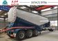 56 Tons 3 Axle Cement Hauling Trailers For Cement Plant , Bulk Cement Trailer